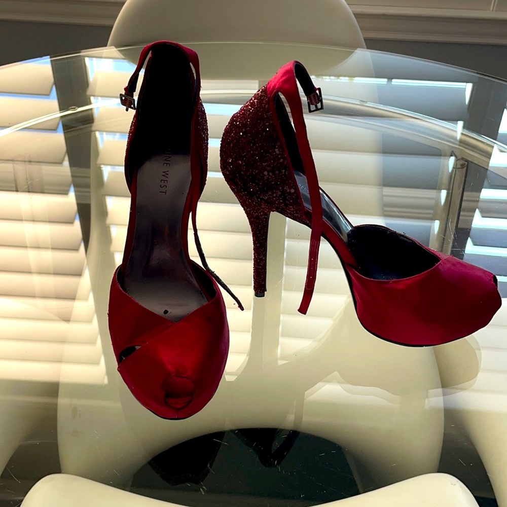 Nine West evening shoes - barely worn